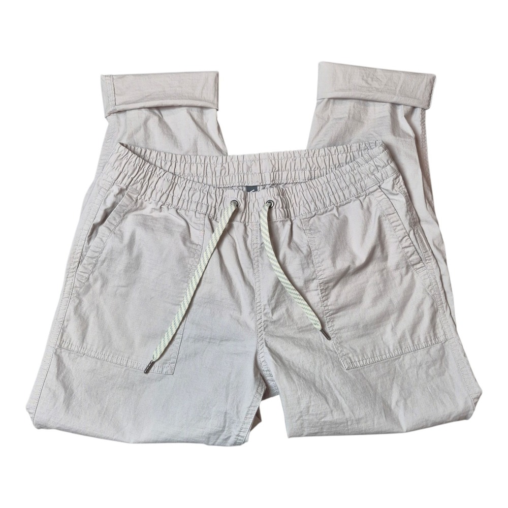 Vuori Women's Size S VW450 Ripstop Drawstring Cuffed Pants Organic Cotton - Picture 4 of 6